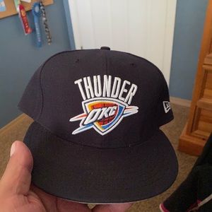 Size 8 OKC Thunder Fitted Hat